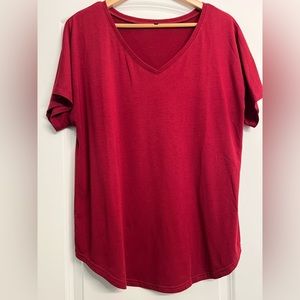 Red Top. Size Large